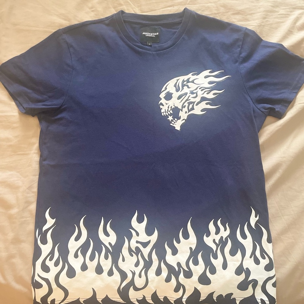 Men’s Navy Blue T-shirt/Short Set Rockstar Original